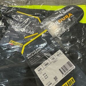 Blaklader Black and Yellow Work Pants